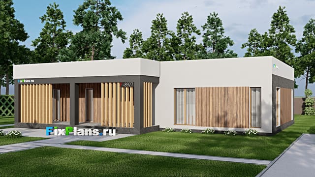 Одноэтажный дом F-8927